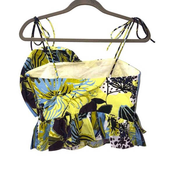 Tanya Taylor Claudette Floral Top in Zest Multi 4 NWT - Picture 5 of 12